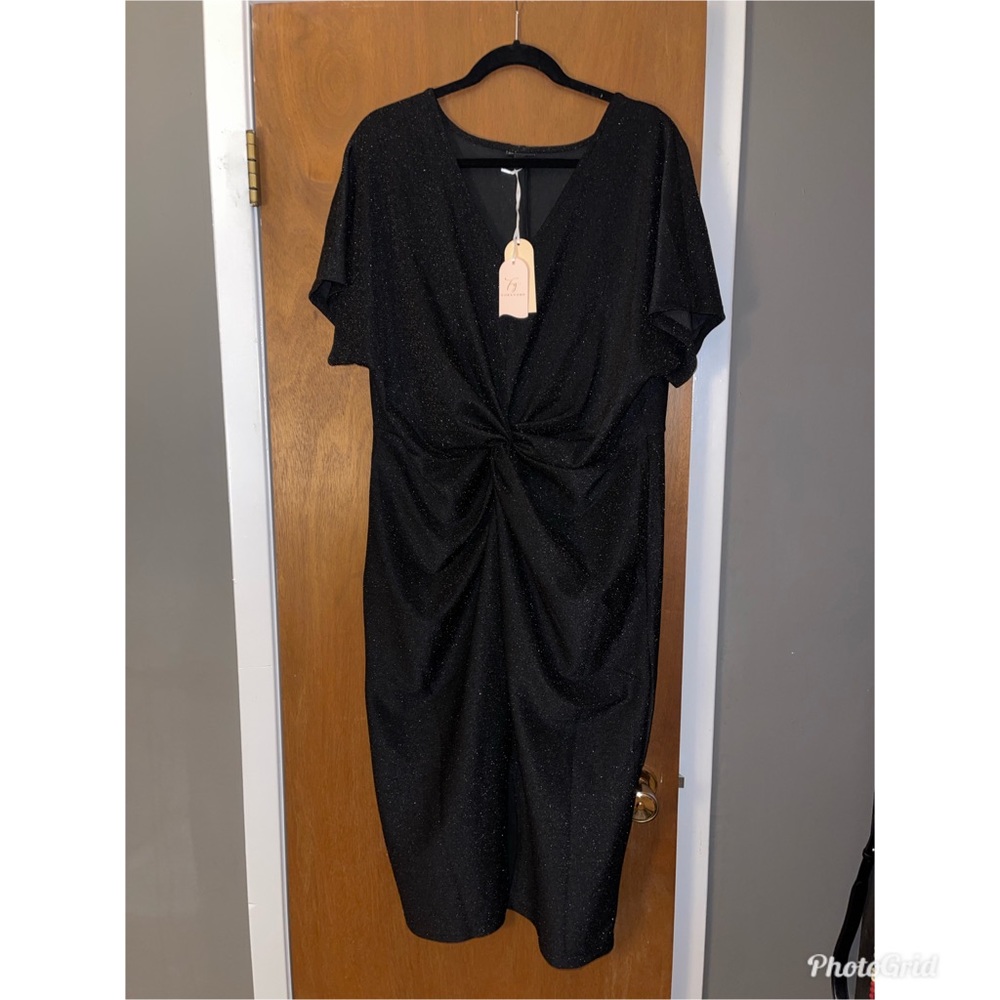 Never worn black sparkly dress